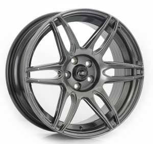 1051 - HYPER BLACK 17x7.5 4X100 | 5X100