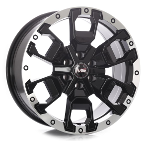1085 - BLACK MACHINE FACE 6X114.3 17x7.5 R1725016