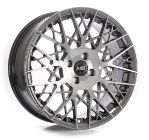 1227 - HYPER BLACK MACHINE FACE 4X100 | 4X108/114.3 | 5X100/114.3 17x7.5 R1725035