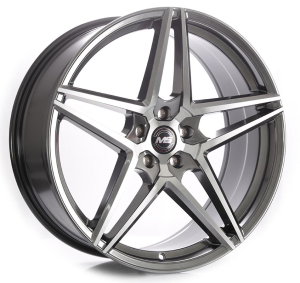 1228 - HYPER BLACK MACHINE FACE 5X112 | 5X114.3 20x8.5 R2025018