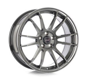 1299 - HYPER BLACK+MACHINED LIP 17x7.5 4X100 | 5X100