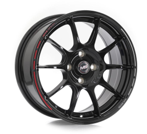 1300 - BLACK MILLING RED AND WHITE 4X100 15x7.0 R1525117