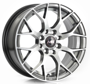 1415 - HYPER SILVER+MACHINE FACE AND INNER LIP 4X100/108 13x5.5 R1325006