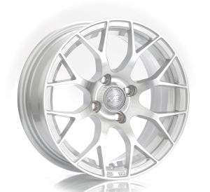 1415 - HYPER SILVER+MACHINE FACE AND INNER LIP 4X100 | 4X108/114.3 14x6.0 R1425032