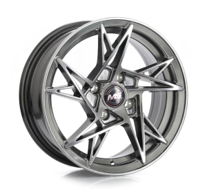 1431 - HYPER BLACK 14x6.0 4X100 | 4X108/114.3