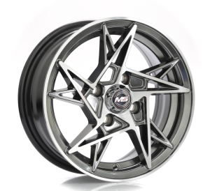 1431 - HYPER BLACK MACHINE FACE 4X100 13x5.5 R1325001