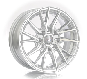 1432 - HYPER SILVER+MACHINE FACE AND INNER LIP 4X100 | 4X108/114.3 14x6.0 R1425040