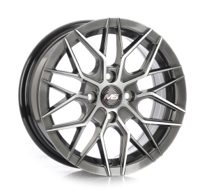1433 - HYPER BLACK MACHINE FACE 4X100 13x5.5 R1361014