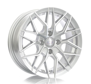 1433 - HYPER SILVER+MACHINE FACE AND INNER LIP 4X100 | 4X108/114.3 15x7.0 R1525143