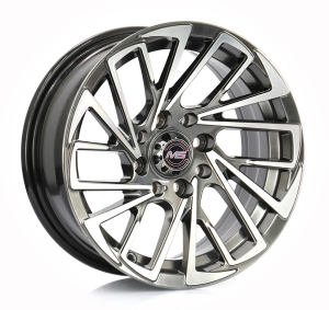 1509 - HYPER BLACK+MACHINED FACE 15x7.0 4X100 | 4X108/114.3