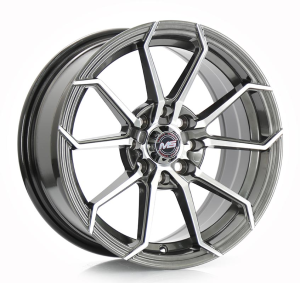 1525 - HYPER BLACK+MACHINED FACE 15x7.0 4X108/114.3