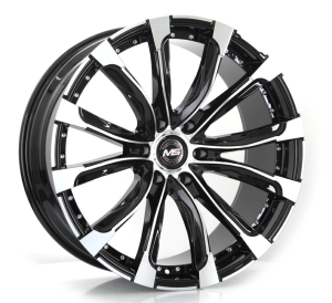 1691 - BLACK MACHINE FACE 22x9.5 6X139.7