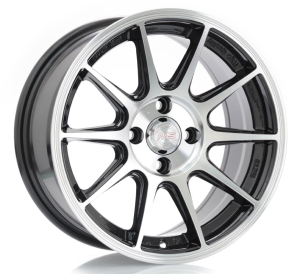 256 - BLACK MACHINE FACE 4X100 15x7.0 R1525193