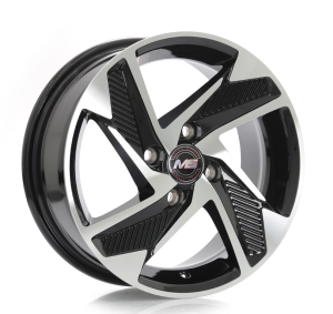 4004 - BLACK MACHINE FACE 4X100 14x6.0 R1461110
