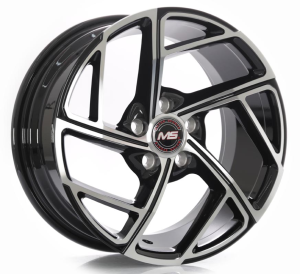 5099 - BLACK MACHINE FACE 4X100 | 5X100 15x7.0 R1525078