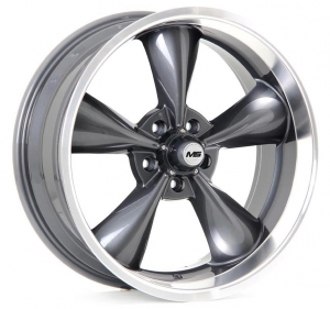 5150 - GUN METAL MACHINE LIP 20x8.5 5X127