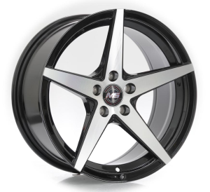 5212 - BLACK MACHINE FACE 4X100 | 5X100 16x7.5 R1661026