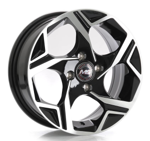 5216 - BLACK MACHINE FACE 4X100 14x6.0 R1461109