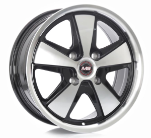 6000 - BLACK MACHINE FACE 4X130 17x7.0 R1725045