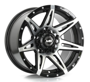 7112 - BLACK MACHINE NFACE 15x8.0 5X139.7 | 6X114.3 | 6X139.7