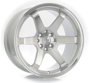 76008R - SILVER MACHINE FACE AND LIP 4X100/114.3 17x9.0 R1725113