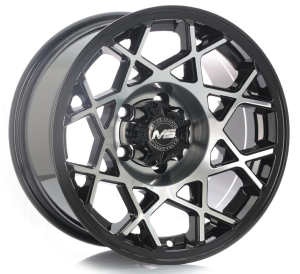 8065 - BLACK MACHINE FACE 5X114.3 | 6X114.3 | 6X139.7 15x8.0 R1521425
