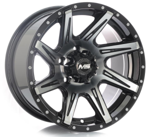 8206 - BLACK MACHINE NFACE 5X114.3 | 6X114.3 | 6X139.7 15x8.0 R1521880