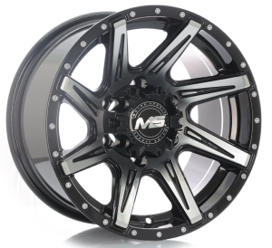 8206 - BLACK MACHINE NFACE 5X114.3 | 6X114.3 | 6X139.7 15x8.0 R1521882