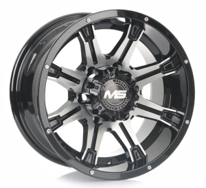 8303 - BLACK MACHINE FACE 15x8.0 5X114.3 | 6X114.3 | 6X139.7