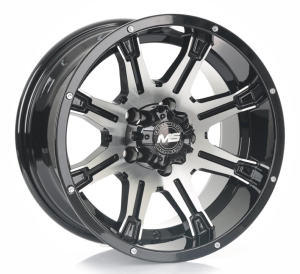 8303 - BLACK MACHINE NFACE 5X114.3 | 6X114.3 | 6X139.7 15x8.0 R1521883