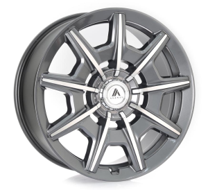 AB041-ESQUIRE - GLOSS ANTHRACITE BRIGHT MACH 22x9.0 5X112/120