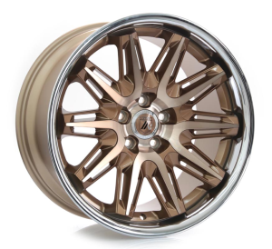Rin AB047 IMPERATOR - BRONZE MACHINED W/ SS LIP 5X112 20x9.0 R2040063 con barrenación 5-112