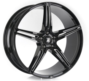 ABL-22 - GLOSS BLACK MILLED 20x8.5 5X114.3