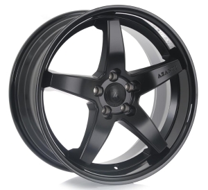 ABL-31 - SATIN BLACK GLOSS BLACK LIP 20x9.0 5X112