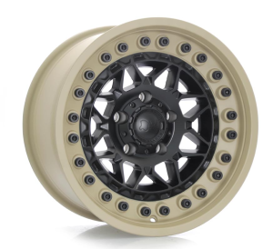 ALPHA - MATTE BLACK W/ SAND LIP 17x9.0 5X127
