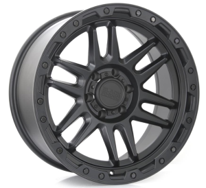 APACHE - MATTE BLACK W/BLACK BOLTS 20x9.0 6X139.7