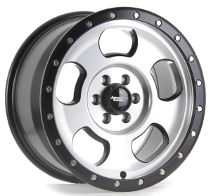 AR969 - MACH FACE W/SATIN BLACK RING 17x8.5 5X127 | 6X135