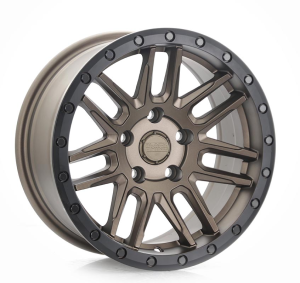 ARCHES - MATTE BRONZE W/BLACK LIP EDGE 15x7.0 5X114.3