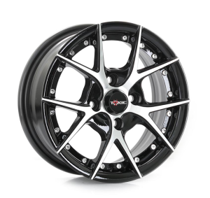 B333S - BLACK MACHINE FACE 13x5.5 4X100