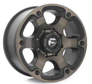D564-BEAST - MATTE BLACK DOUBLE DARK TINT 18x9.0 8X170