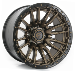D681-REBEL - BRONZE CENTER WITH BLACK LIP 22x12 8X165.1