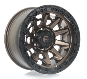 D696-COVERT - MATTE BRONZE W/MATTE BLACK RING 17x9.0 6X139.7