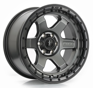 Rin D752-BLOCK - ANTHRACITE CENTER WITH BLACK LIP 6X114.3 17x9.0 R1730290 con barrenación 6-114.3