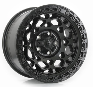 D786-UNIT - MATTE BLACK 17x9.0 5X127