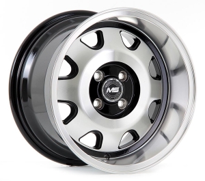 E-064 - BLACK MACHINE FACE AND LIP 4X100 15x9.0 R1523128