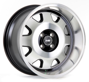 E-064 - BLACK MACHINE FACE AND LIP 4X100 17x9.0 R1723149