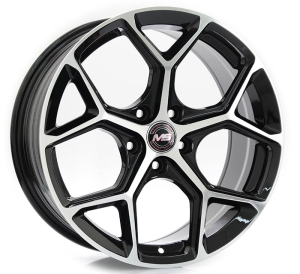 FBX112 - BLACK MACHINE FACE 5X112 18x8.0 R1825019