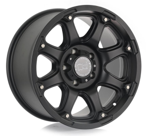 GLAMIS - MATTE BLACK 17x9.0 5X127