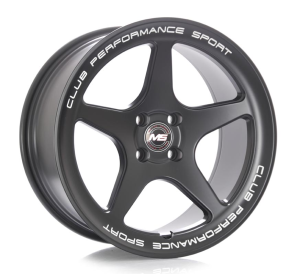 H518A - MATT BLACK/ MILLING WORDS 17x8.5 4X100