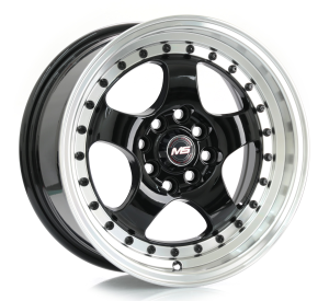 H552 - BLACK MACHINE LIP 4X100/114.3 15x7.0 R1525253